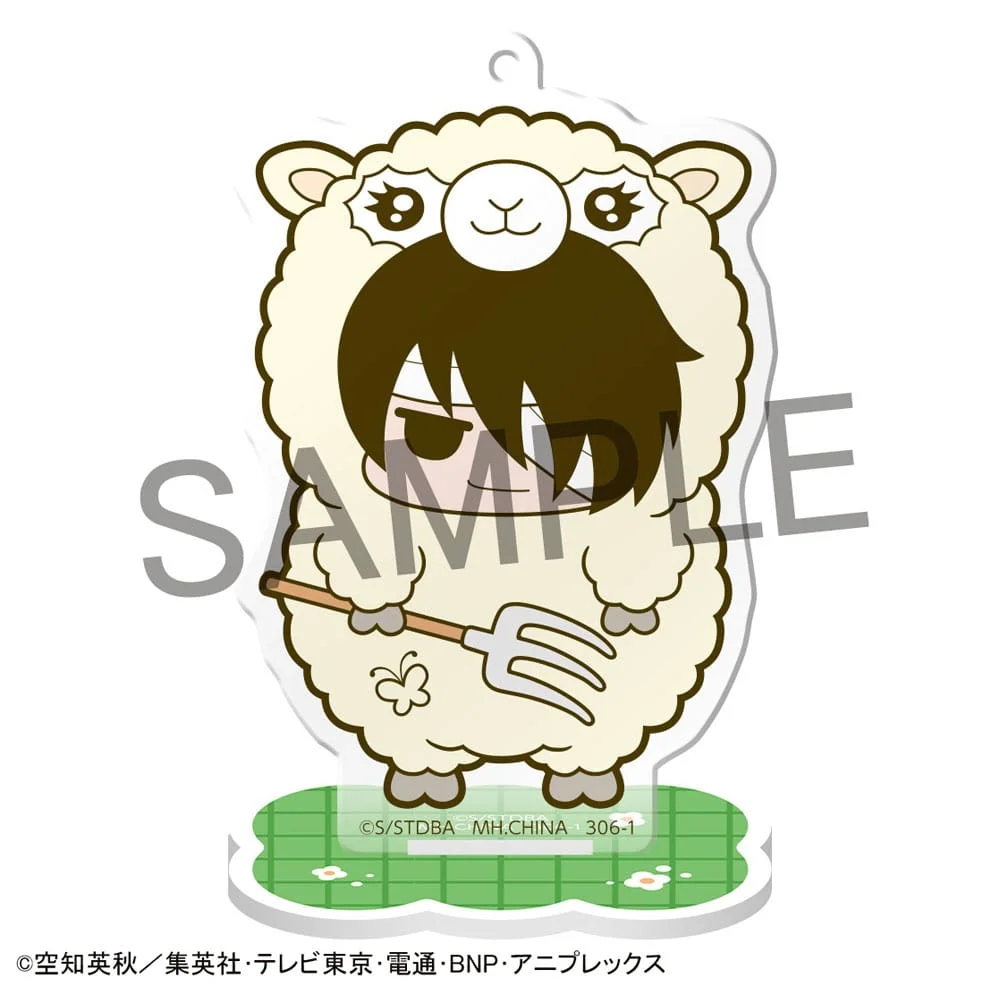 Gintama Acrylic Figure Prince Hata & Animal Paradise Farm of Love & Peace 6 cm Blind Box - 1 Unidade